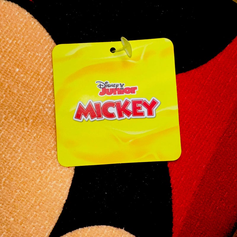 MICKEY MOUSE Disney Mickey Mouse Happy Mickey 1 Finger up! Microfiber Kids Towel Red - Image 3